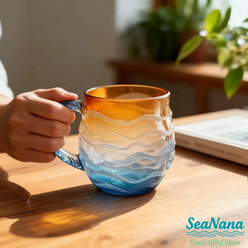 Best Gifts🎁 from Sea Sunset🌅 Wave Artisan Mug🌊