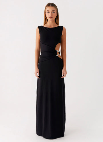 Jayana Maxi Dress - Black