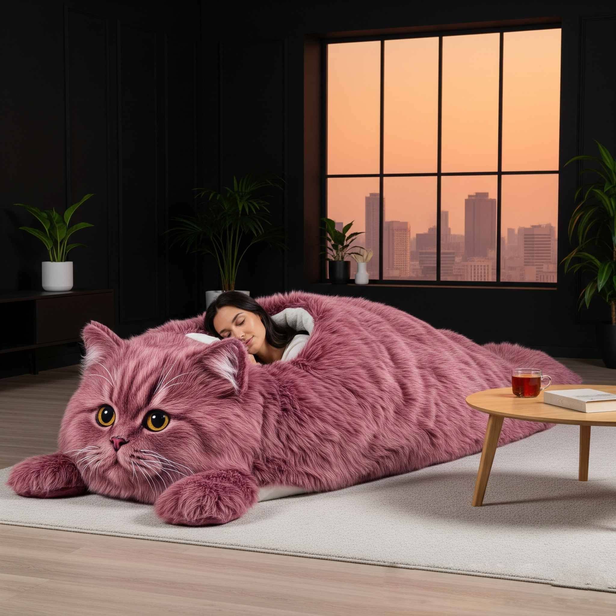 2026 Latest Fluffy Cat Sleeping Bags | Cozy, Cute & Purr-fectly Designed