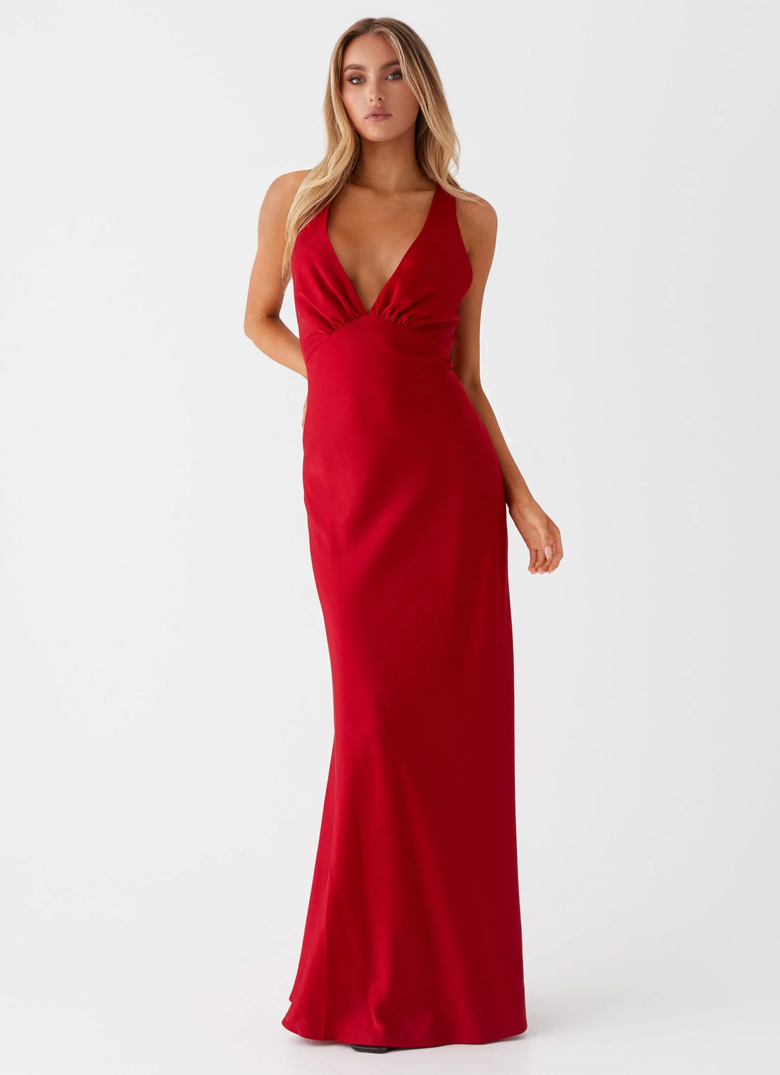 Slyvia Maxi Dress - Red