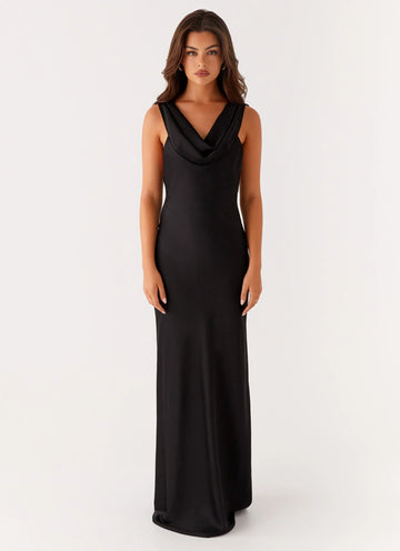 Arya Maxi Dress - Black