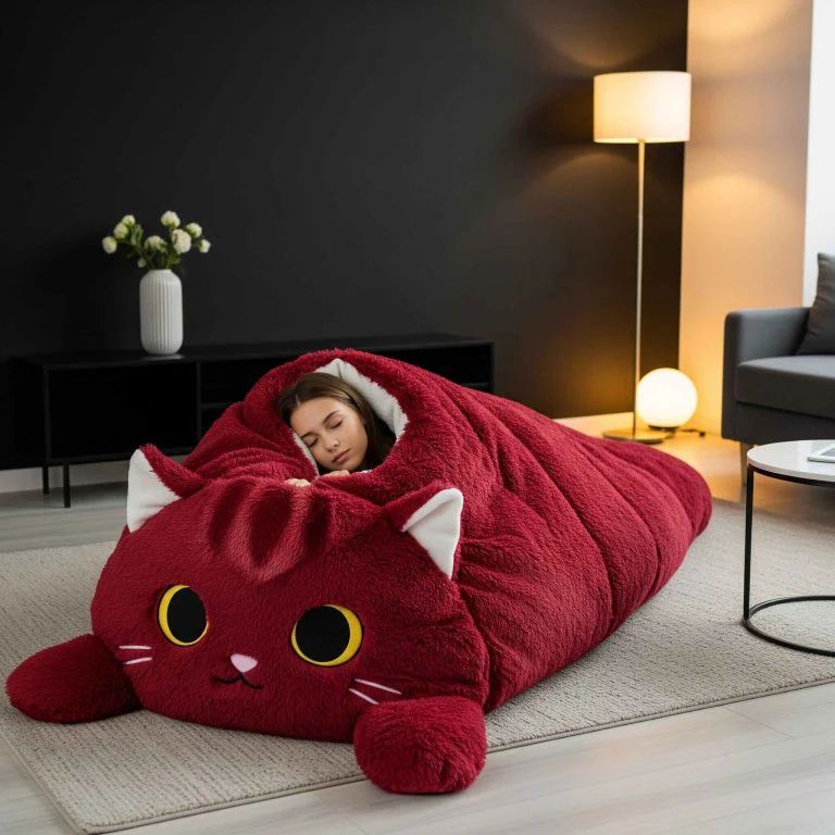 2026 Latest Fluffy Cat Sleeping Bags | Cozy, Cute & Purr-fectly Designed